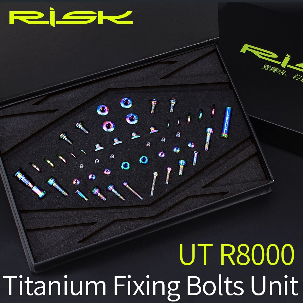 ชุดเซ็ตน็อตไทเทเนี่ยมแท้ RISK สำหรับชุดขับ SHIMANO ULTEGRA R8000