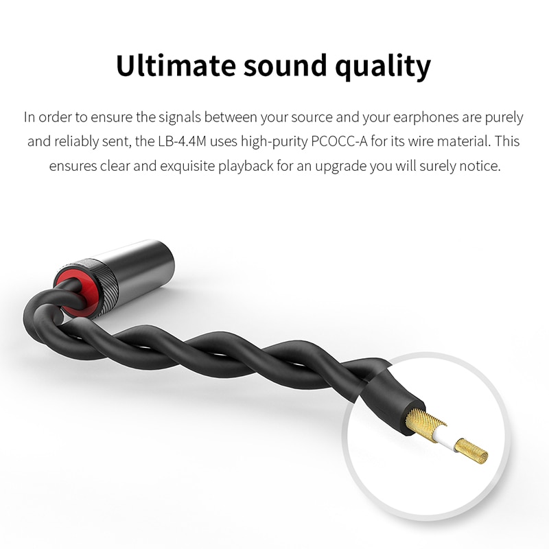 ขาย FiiO LB-4.4M สายแปลง Balanced 4.4mm เป็น 2.5mm