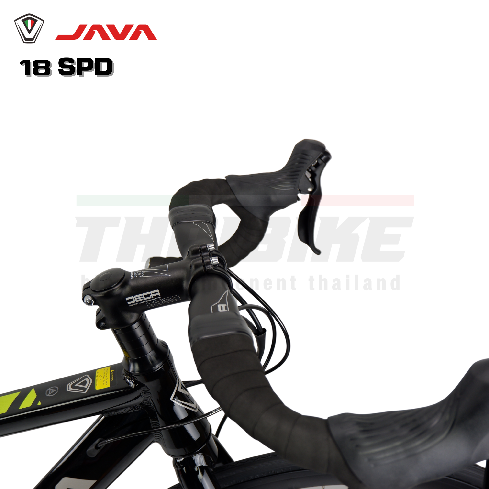 จักรยานเสือหมอบอลูมิเนียมดิสก์เบรค JAVA VELOCE 3D 18 สปีด