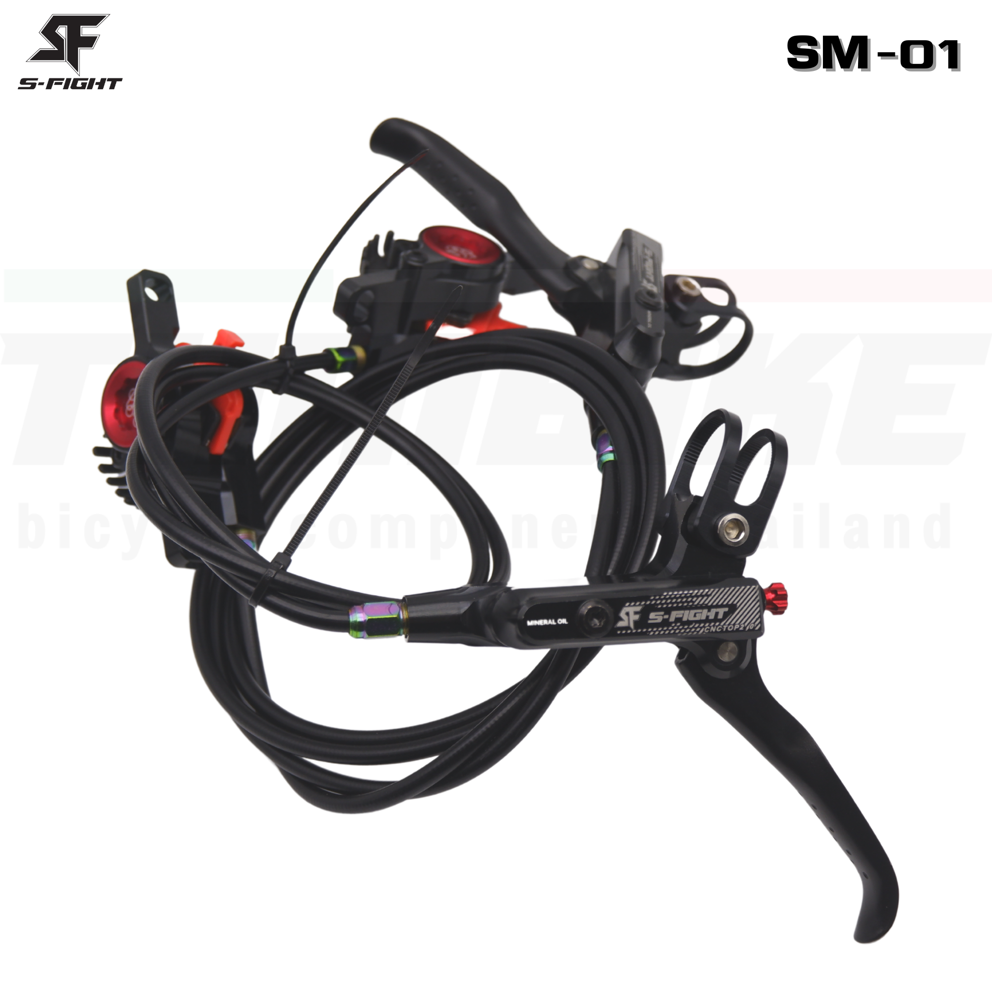 ชุดดิสเบรคจักรยานเสือภูเขา Full Hydraulic S-FIGHT SM-01