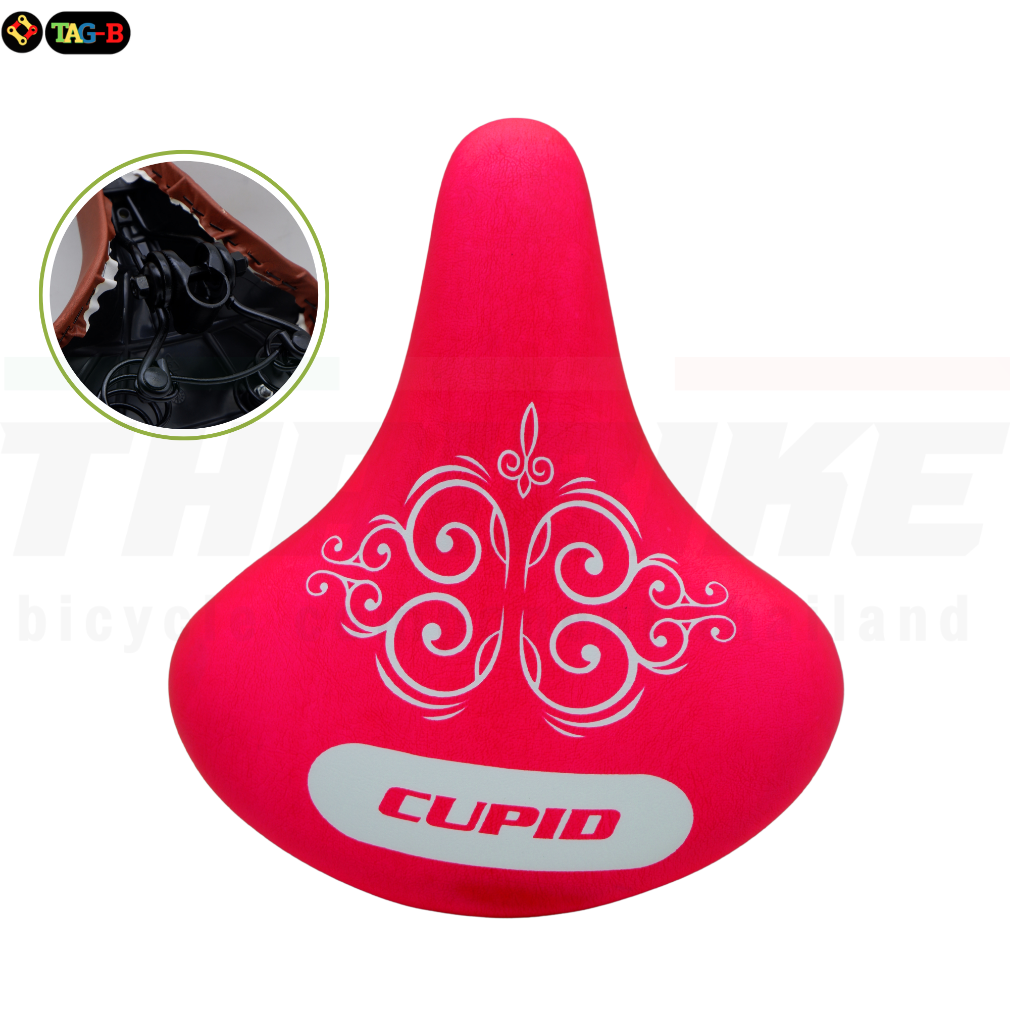 อานรถจักรยานแม่บ้านแบบมีตัวล็อคหลักอานในตัว WEGO