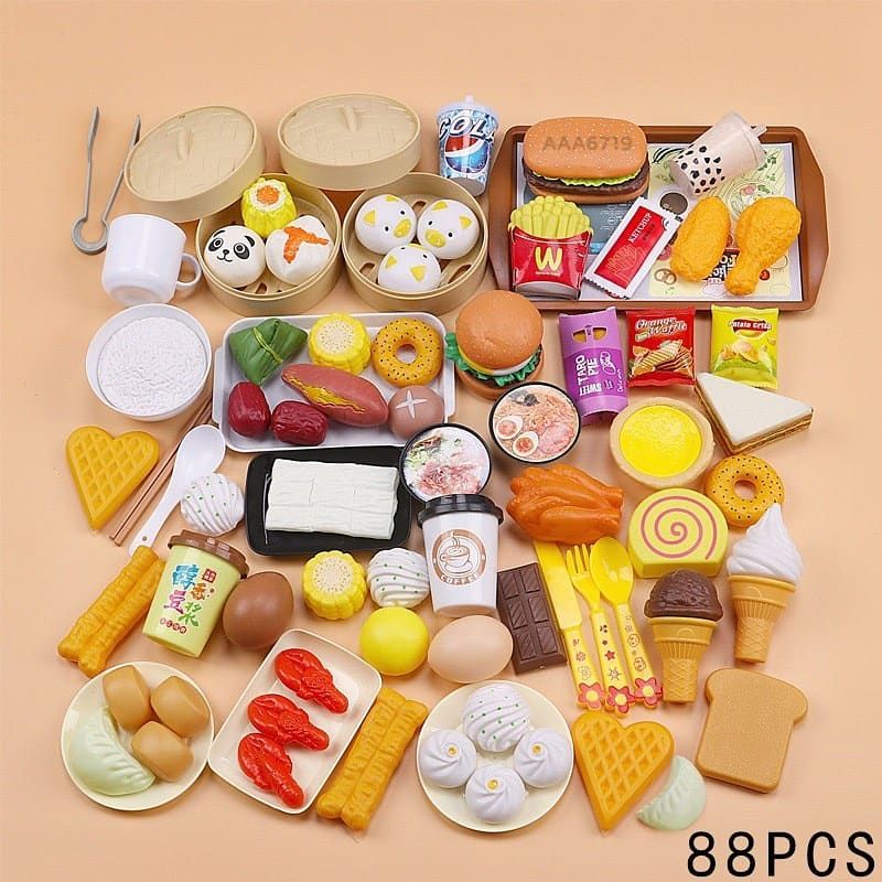 ติ่มซำ ขนมจีบของเล่น บทบาทสมมติ ชุดขนมจีบ ของเล่นร้านอาหารจีน