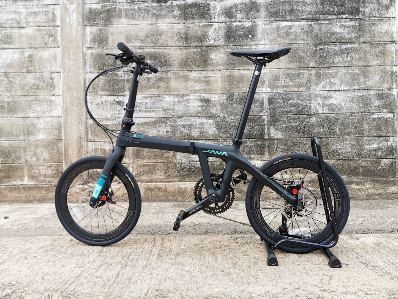 จักรยานพับได้คาร์บอนแท้ JAVA ARiA 18sp น้ำหนักเบา พับได้ Full Carbon FoldingBike