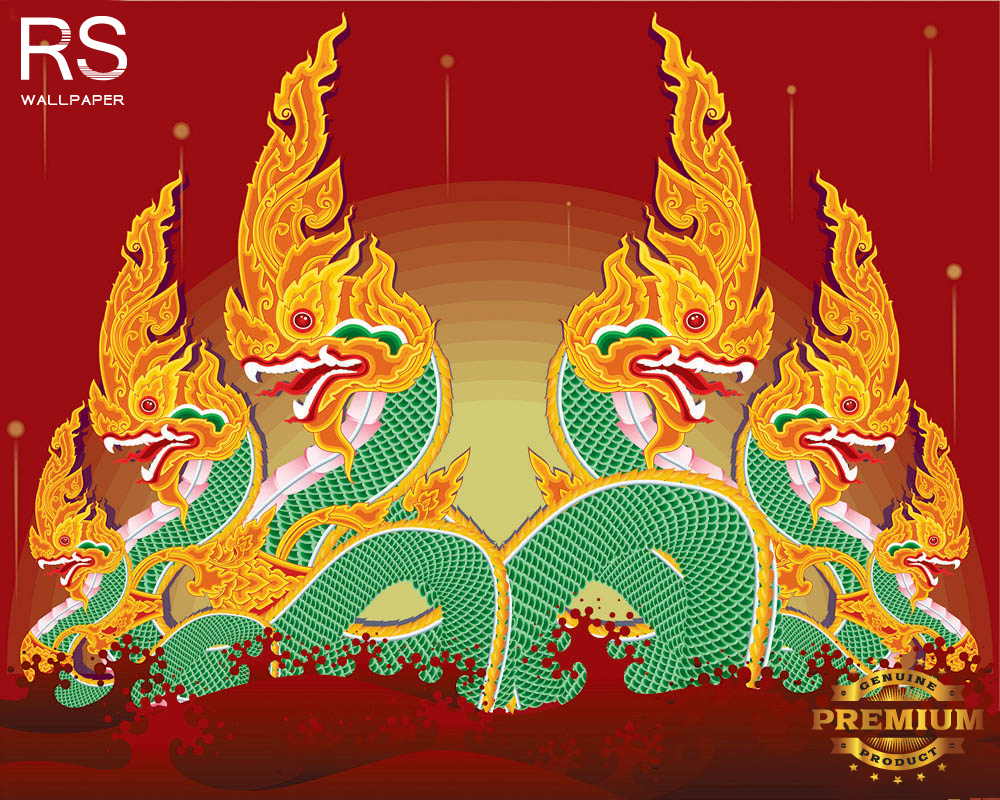 วอลเปเปอร์ ภาพพญานาค(สั่งผลิต)