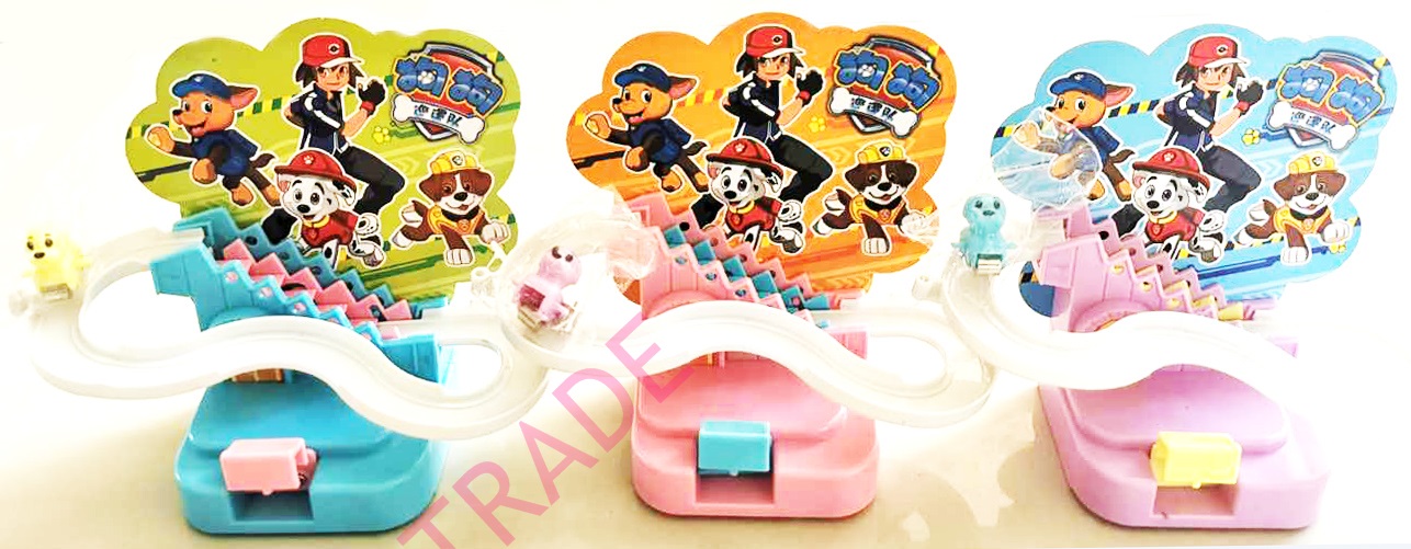 หมาน้อยไต่บันไดสีหวานถาด 14.5 ซม.