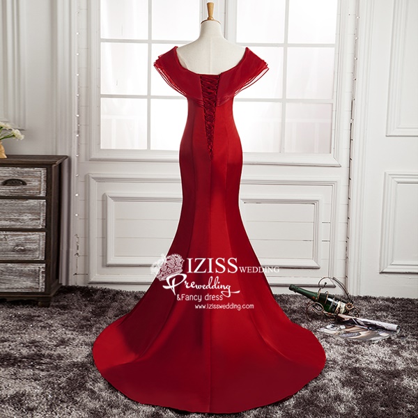 PW486- **พรีออเดอร์ค่ะ**ชุดแต่งงานแฟนซี ชุดเดรสสีแดง ชุดถ่ายพรีเวดดิ้ง (prewedding dress) & ชุดแต่งงานแฟนซี (Fancy wedding dress) "ธีมสีแดง"