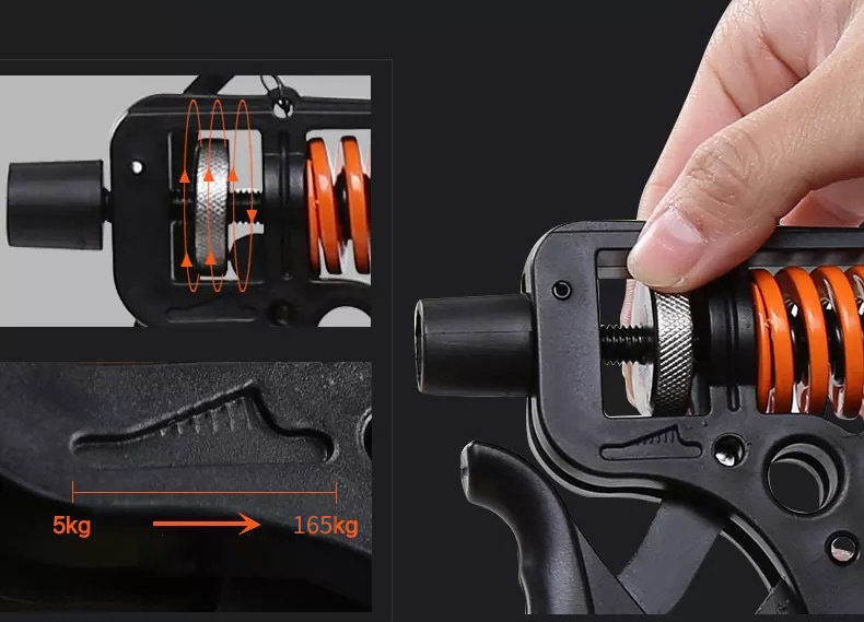 เครื่องบีบมือ ฝึกความแข็งแรงส่วนแขน Hand Super Gripper ปรับแรง 5-165 กิโล ส่งในไทย