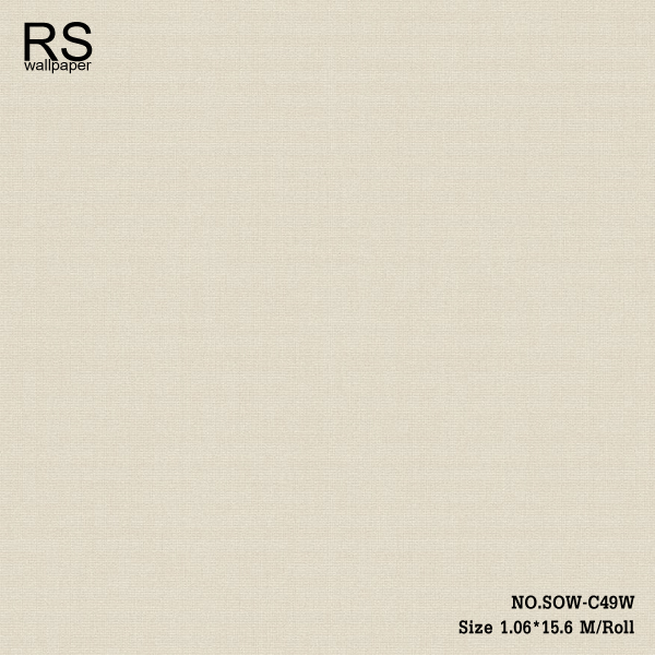 วอลเปเปอร์พื้นสีครีม SOW-C49W