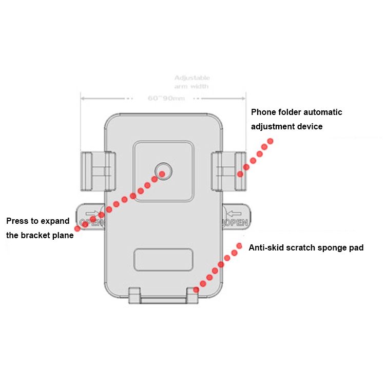ขาจับมือถือ ติดจักรยาน มอเตอร์ไซต์ 05 HLBK-X6