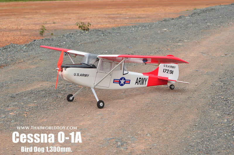 Cessna 0-1A Birddog US.ARMY 1,300MM. (ชุดPNP)