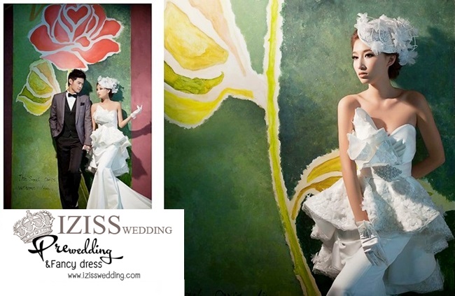 PW122 - Pre-order ชุดคู่ถ่ายพรีเวดดิ้ง (prewedding dress) & ชุดแต่งงานแฟนซี (Fancy wedding dress)ชายหญิง "ธีมสีขาว-เทา"