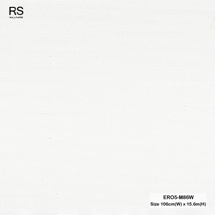 วอลเปเปอร์ลายผ้าสีขาว ERO5-M86W