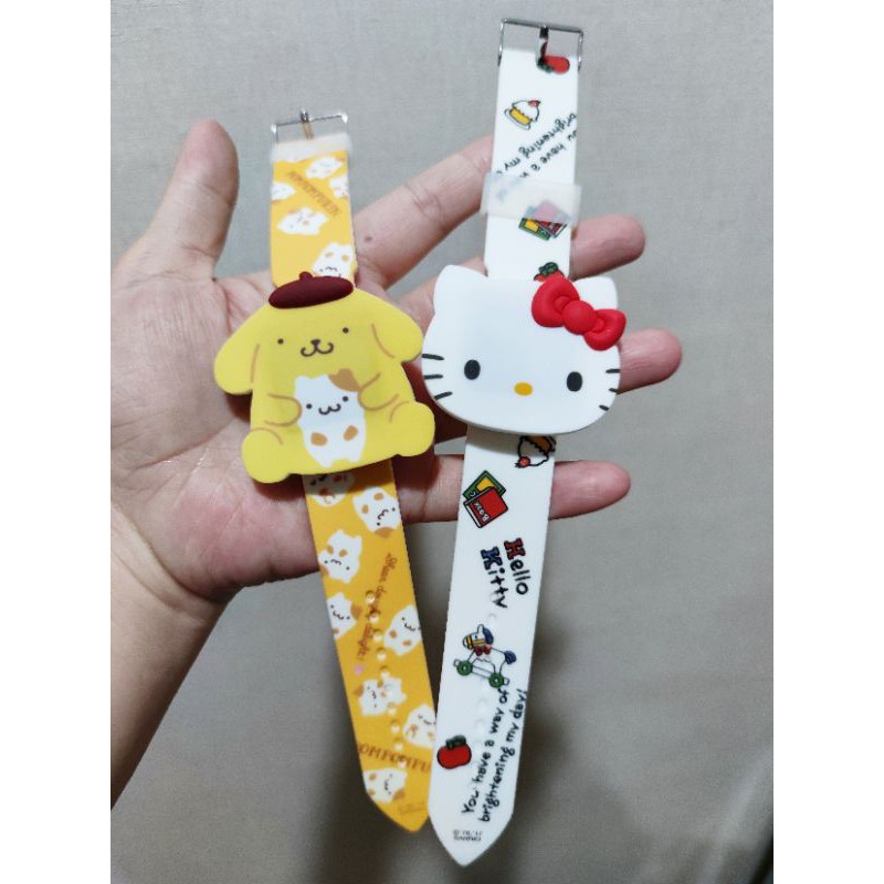นาฬิกาคิตตี้ kitty นาฬิกาเด็กคิตตี้ นาฬิกาปอมปอม sanrio น่ารัก