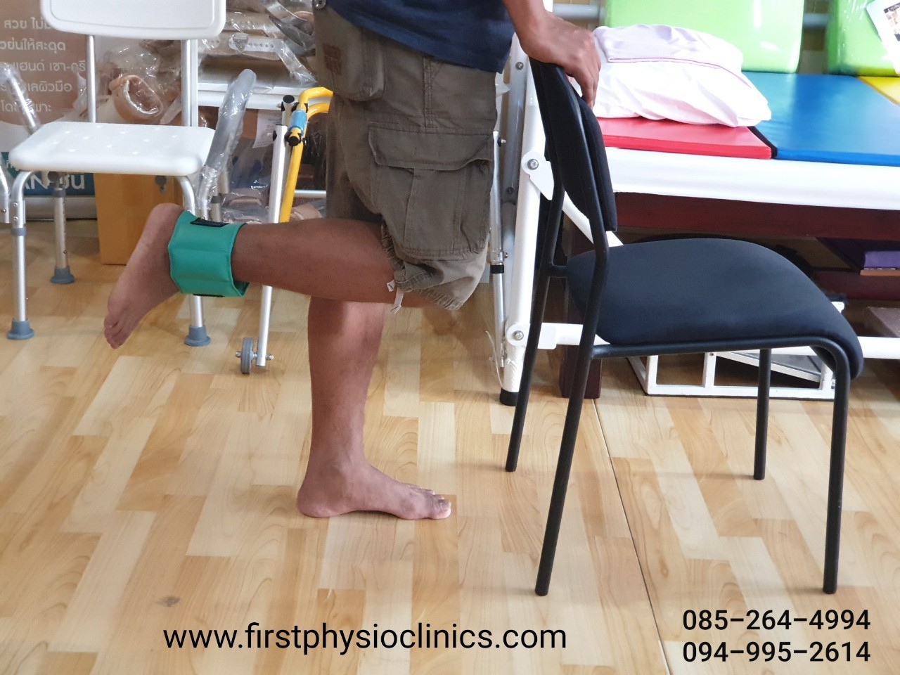 ถุงทรายถ่วงน้ำหนัก 0.5 kg. ถุงทรายออกกำลังกายแขน ขา 0.5Kg/ Sandbag/wight cuff