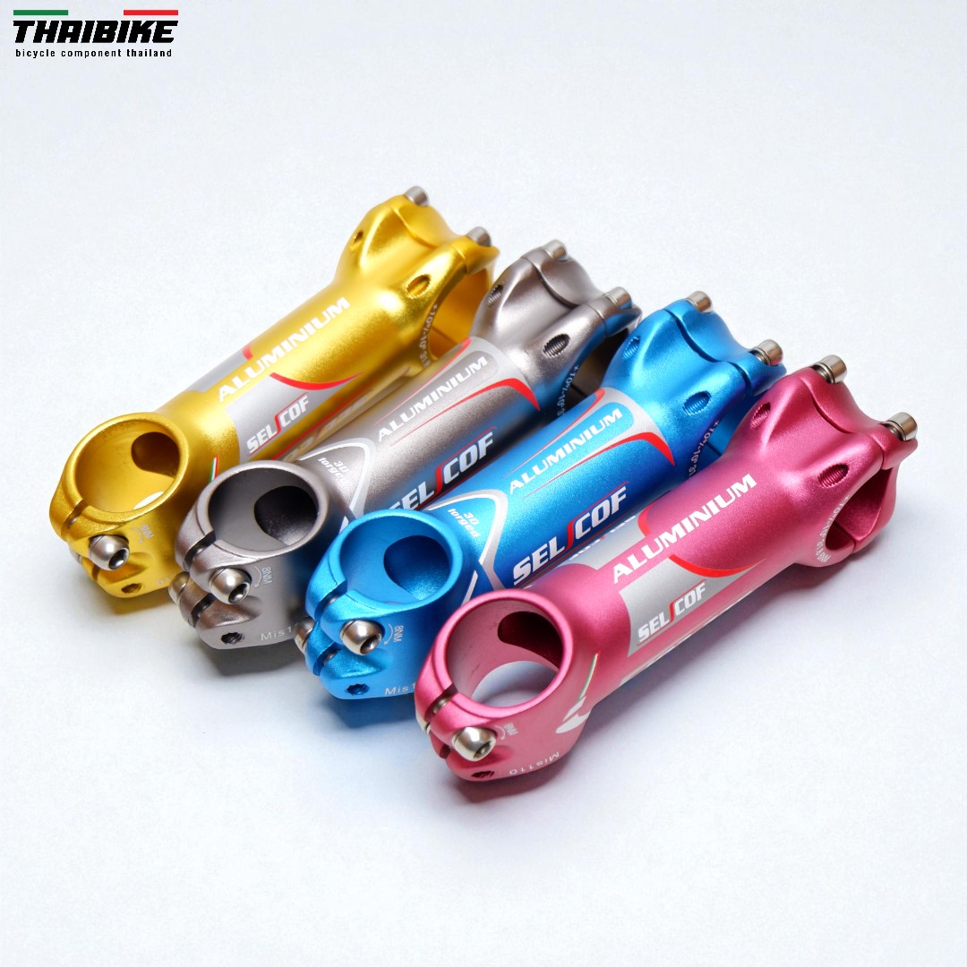 สเต็มจักรยาน SELCOF K043 ±10° 7071 อลูมิเนียม คอแฮนด์ 25.4/31.8 มม. น้ำหนักเบา แข็งแรง งานไต้หวัน