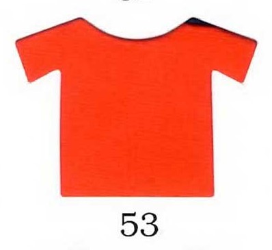 ผ้ายืดคอตตอน 100% สีส้มสด แบ่งขาย สั่งจำนวนน้อยกว่า 10 โล