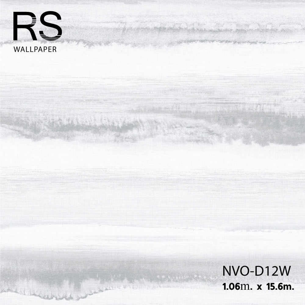 วอลเปเปอร์ สีขาวเทาไล่เฉด (Gradient) NVO-D12W