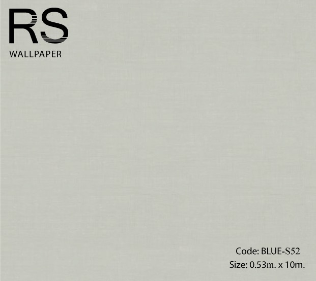วอลเปเปอร์พื้นเรียบสีเขียวอ่อน BLUE-S52