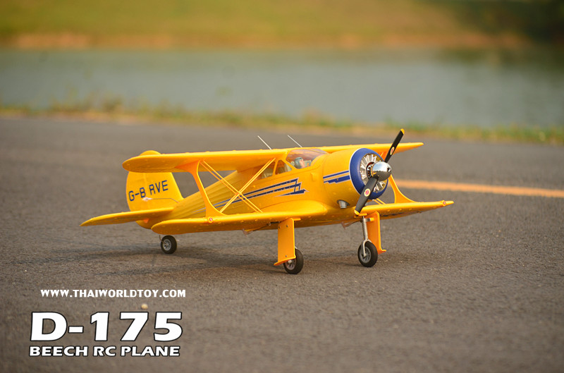 ฺBEECH D-175 RC PLANE เครื่องบินบังคับปีกสองชั้น