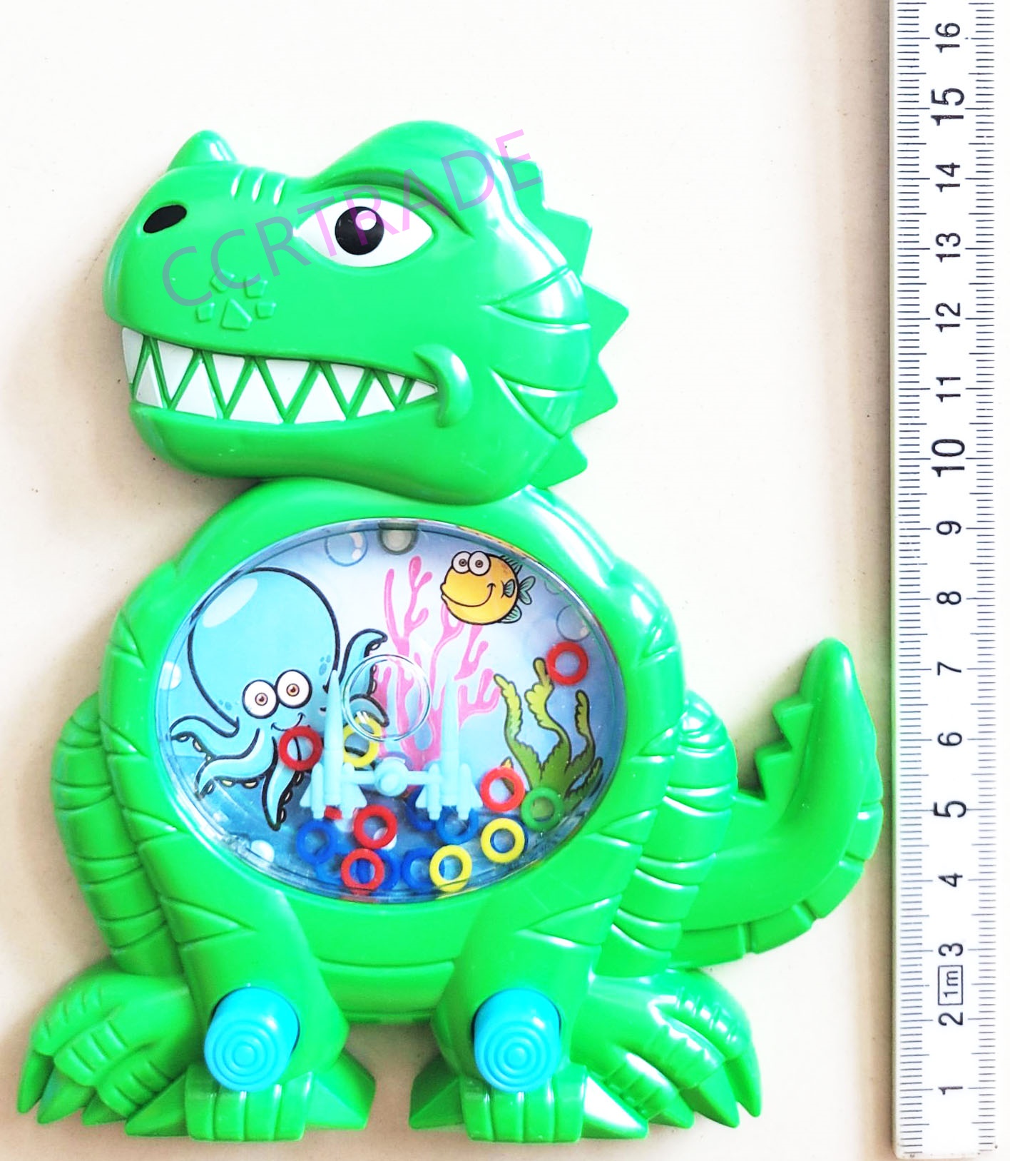 เกมส์กดน้ำไดโนเสาร์สีสด 12x14 ซม.(1x24)