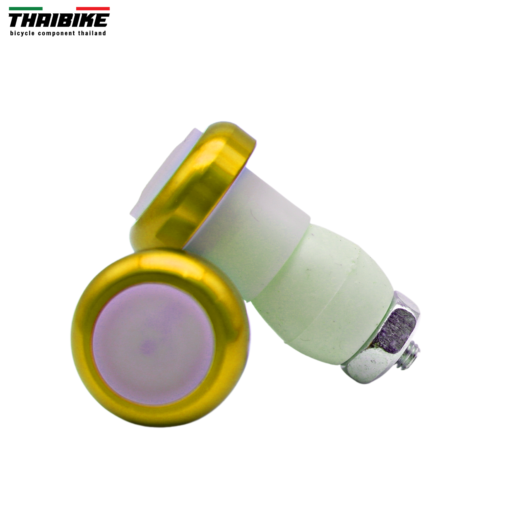 ไฟติดปลายแฮนด์จักรยาน จุกปิดปลายแอนด์จักรยานเสือหมอบ เสือภูเขา