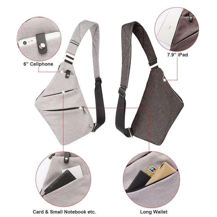 ขาย OSOCE CrossBody กระเป๋าสะพายแฟชั่น กันน้ำ น้ำหนักเบา