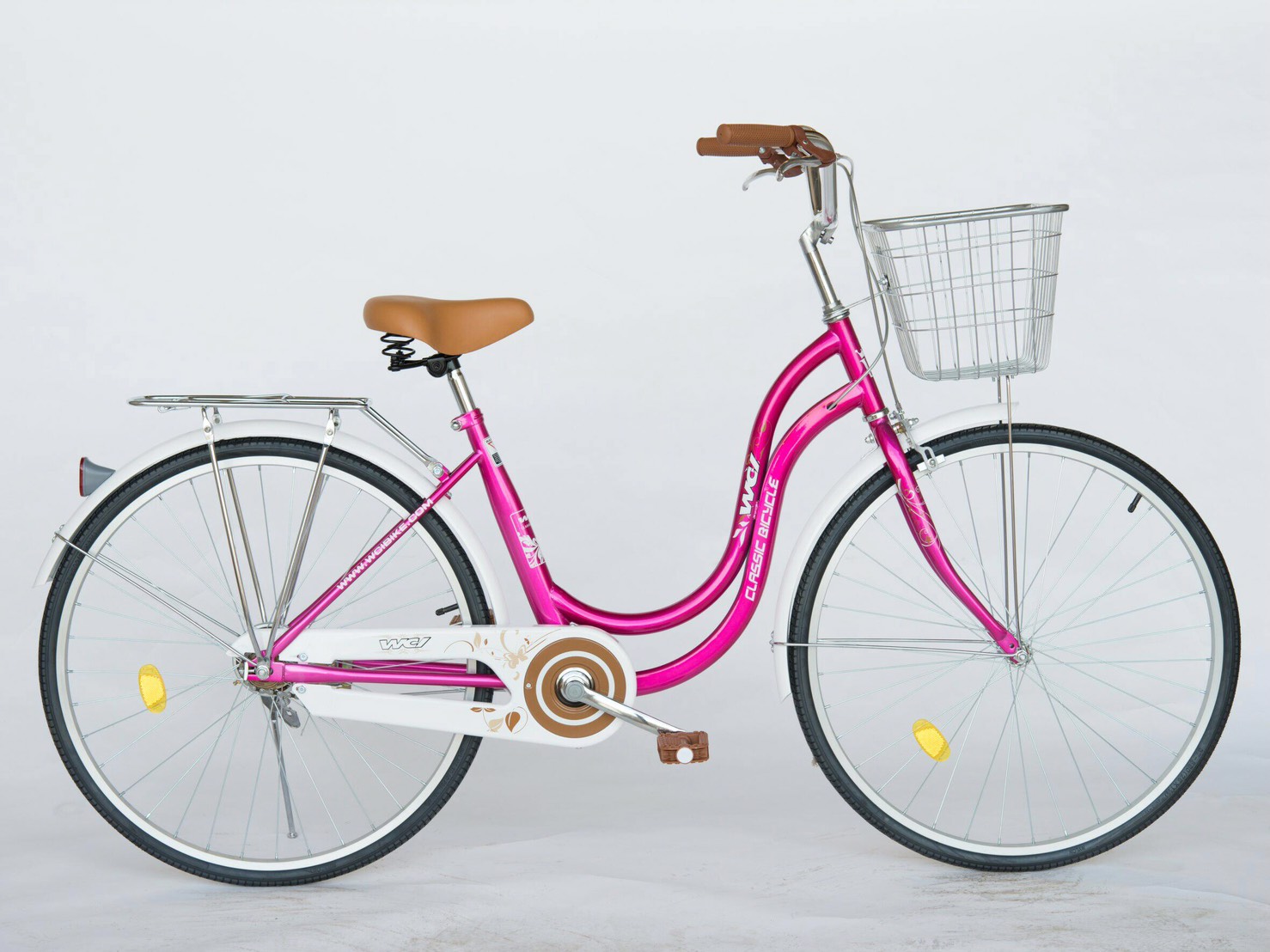 จักรยาน แม่บ้าน Wci รุ่น Leaf ล้อ 26" สีส้ม