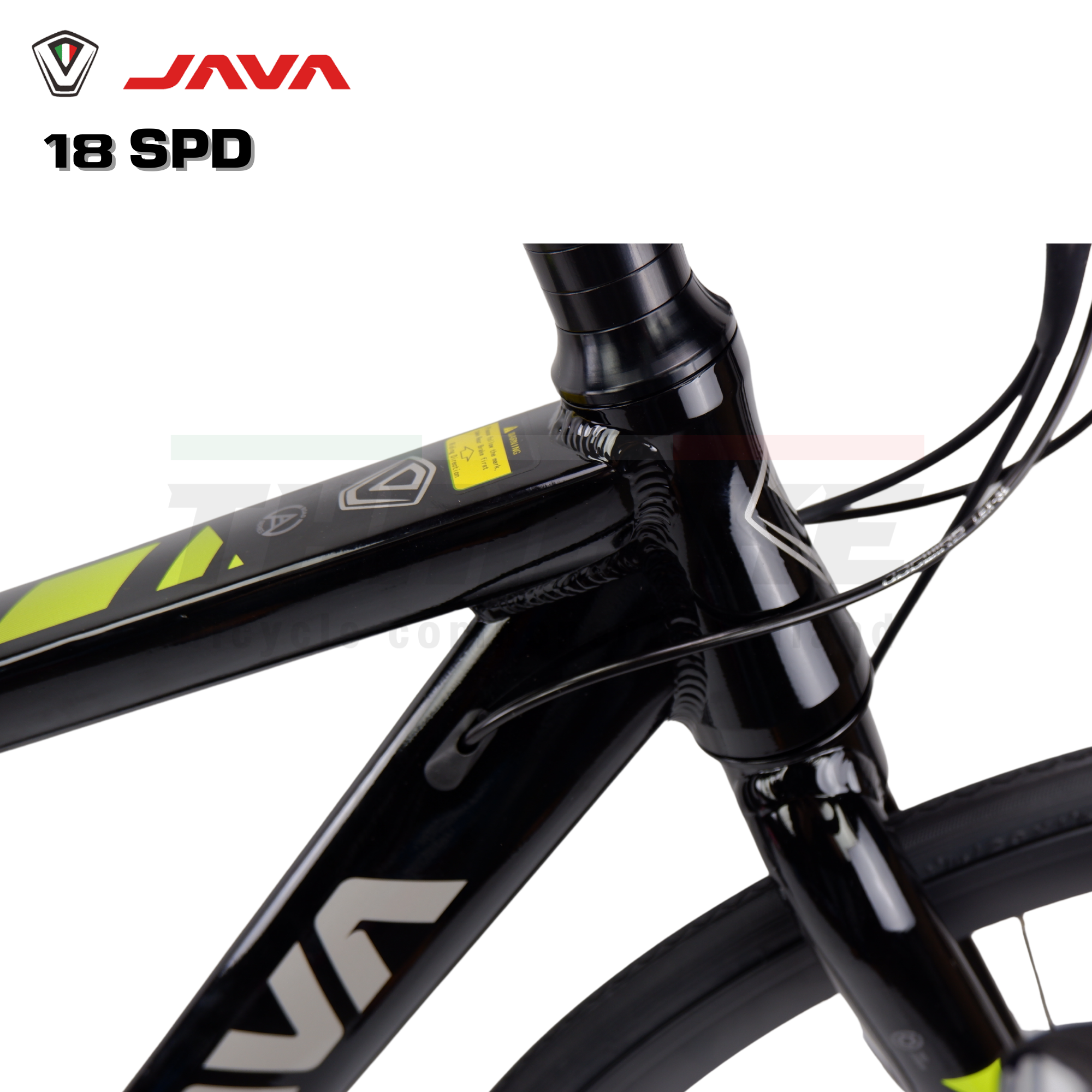 จักรยานเสือหมอบอลูมิเนียมดิสก์เบรค JAVA VELOCE 3D 18 สปีด