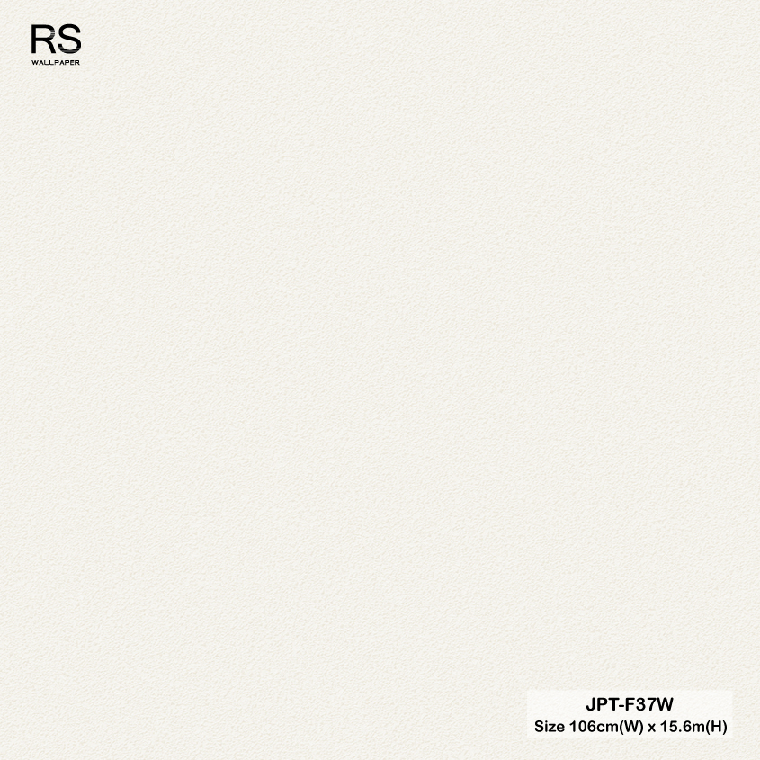 วอลเปเปอร์สีขาวอมครีม JPT-F37W