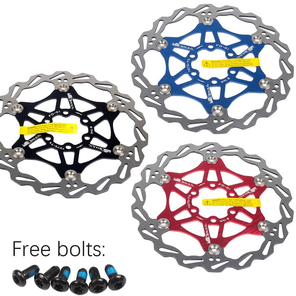 ใบดิสเบรคจักรยาน SNAIL ดิสแต่ง 160/180 จานดิส