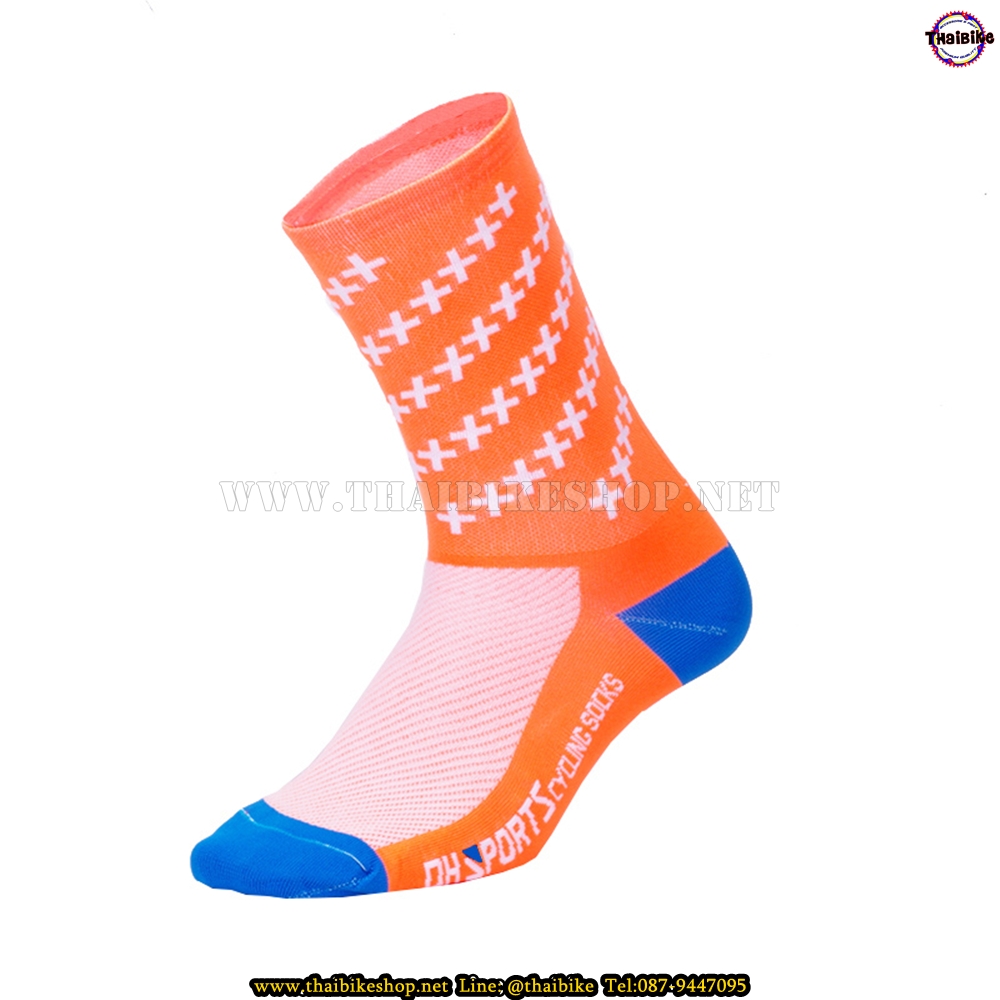 ถุงเท้าจักรยาน ถุงเท้ากีฬาออกกำลังกาย วิ่ง DH SPORT รุ่น DH18 สำหรับเท้าไซต์39-46