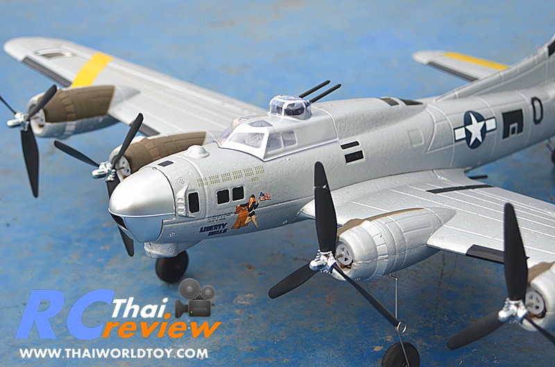 B-17 Aircraft (Auto Pilot) ทิ้งระเบิดสงครามโลก