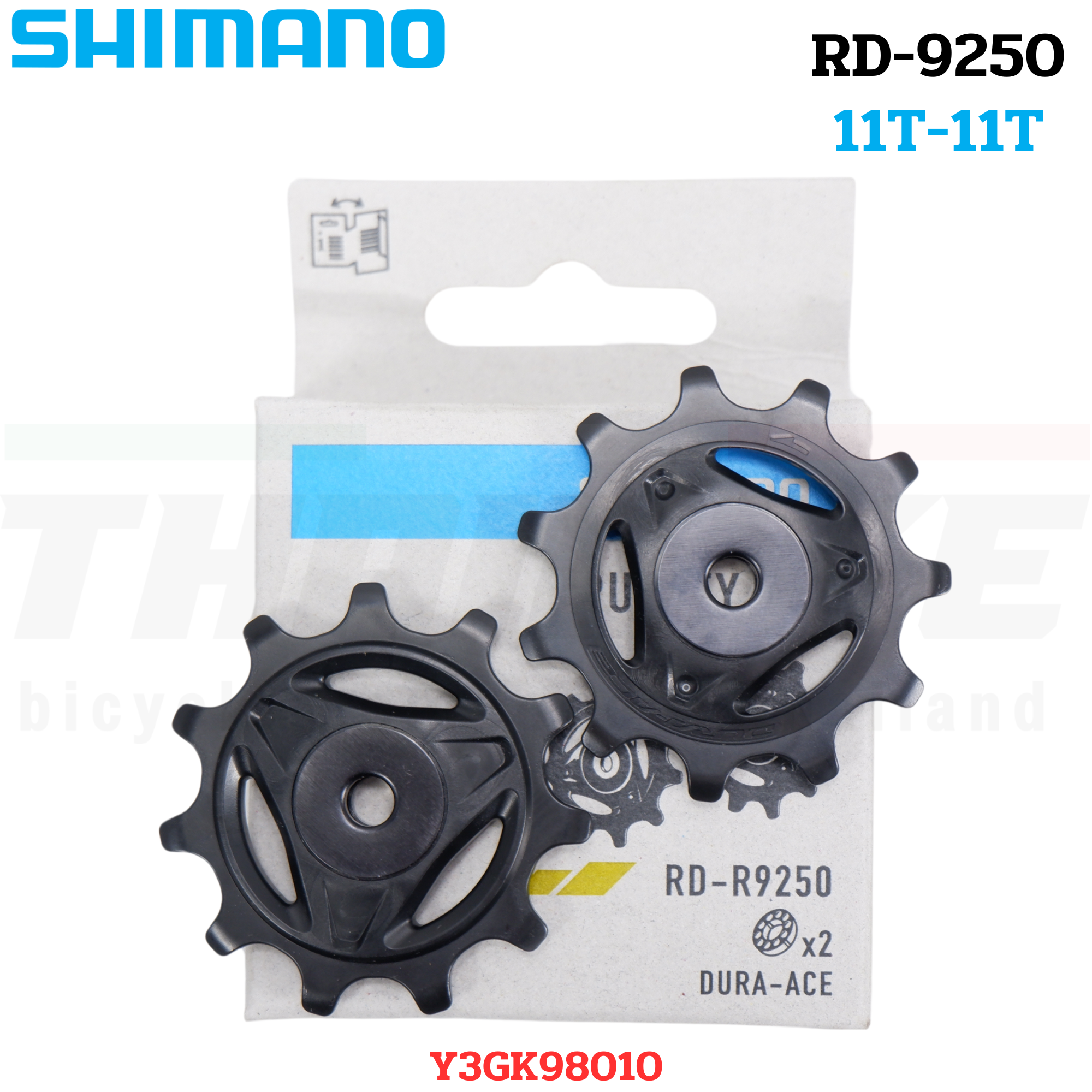ลูกกลิ้งตีนผีหลังจักรยานเสือหมอบ PULLEY SHIMANO 4700/5800/6800/R8000/M4000/M610/M6000/M7000/M780/M8000/6700/Deore/XT/SLX/Ultegra/105