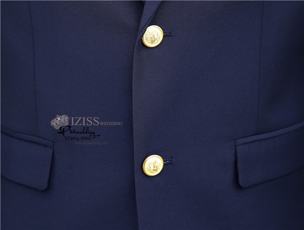 ST113- **พรีออเดอร์มีสีน้ำเงินและสีดำ** สูทยาวแฟนซีผู้ชายสีน้ำเงินและสีดำ ชุดสูทเจ้าบ่าว สูทแฟนซี ถ่ายพรีเวดดิ้ง & ชุดแต่งงานแฟนซี (Fancy wedding dress) สูทผู้ชายสีน้ำเงิน และสีดำ