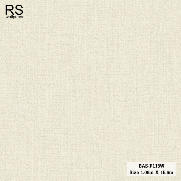 วอลเปเปอร์ สีครีมเบจ BAS-F115W