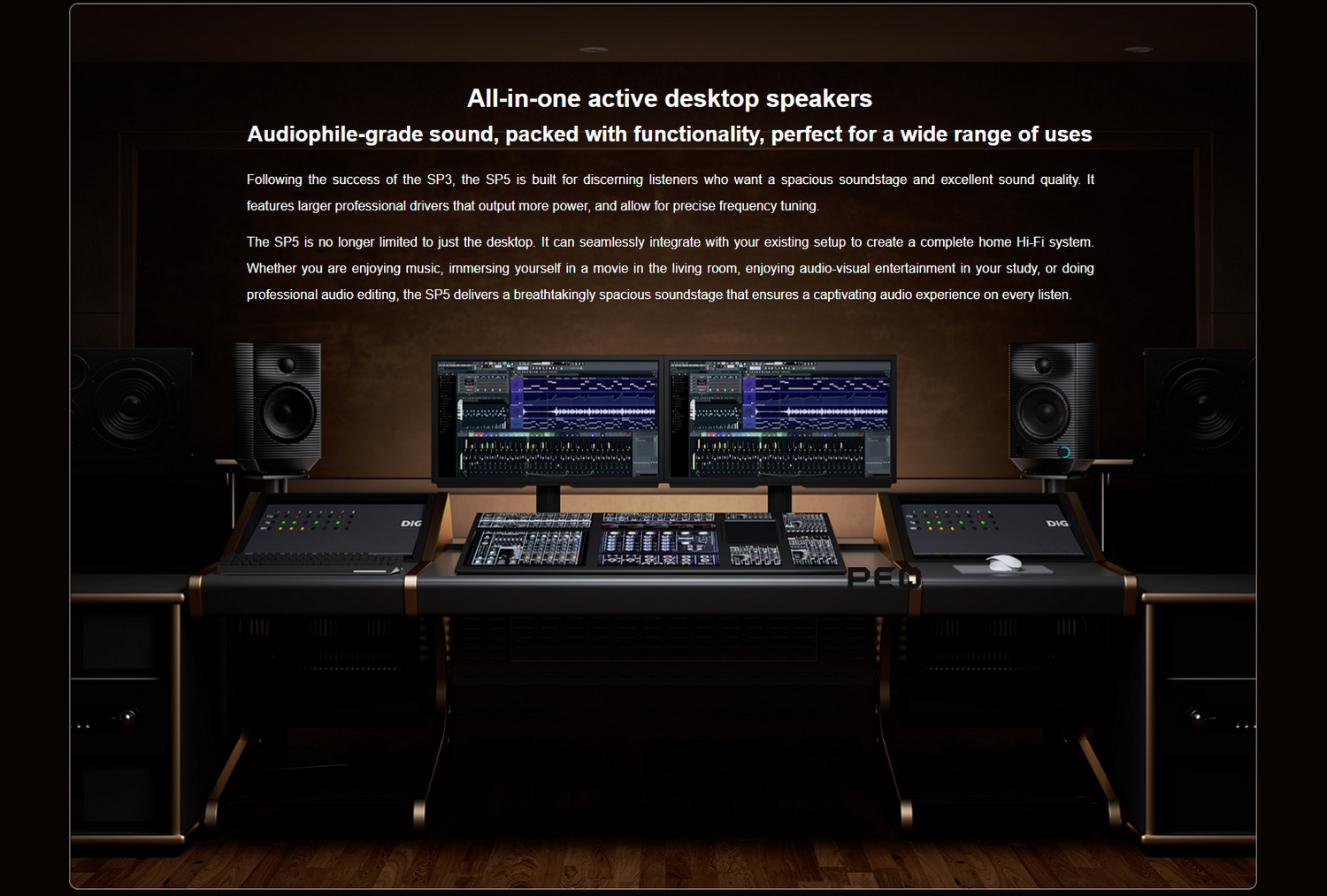 <PreOrder> FiiO SP5 สุดยอดลำโพง Active Speakers ความละเอียดสูง รองรับ LDAC, Dual Hi-Res ประกันศูนย์ไทย