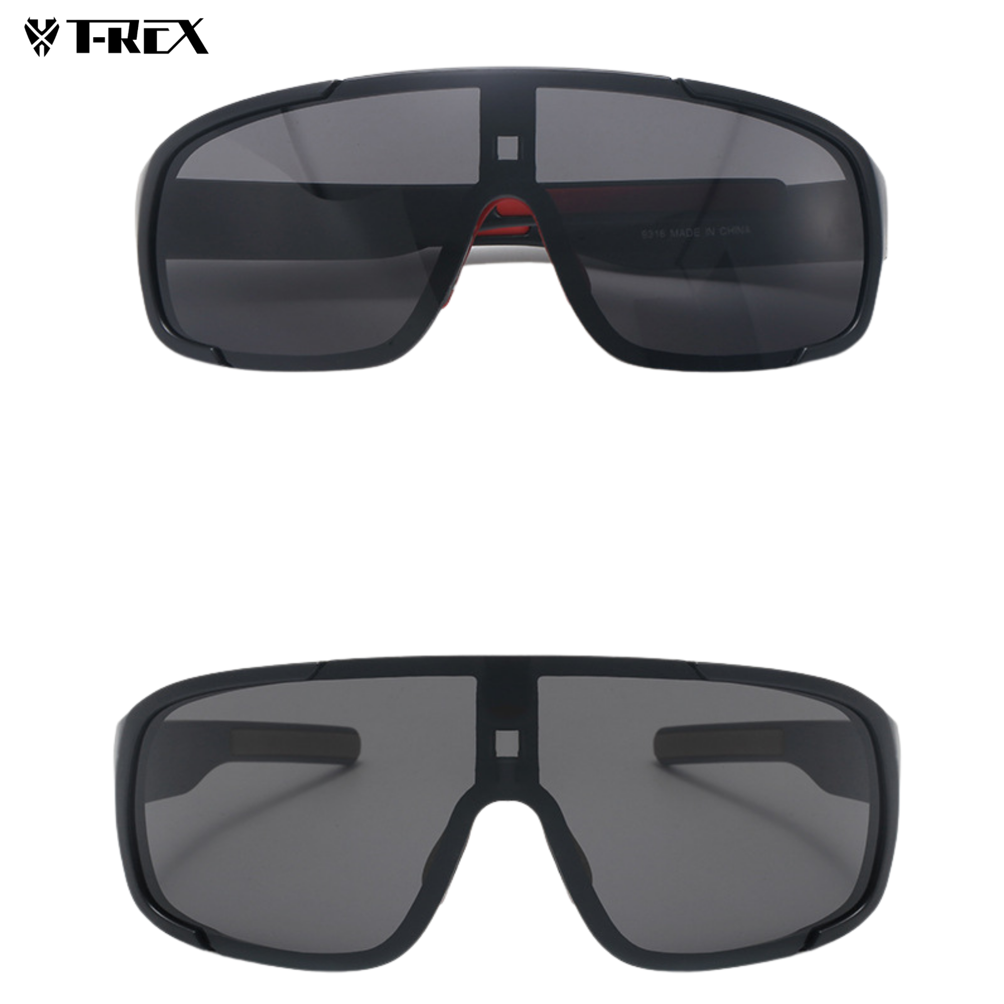 แว่นตาปั่นจักรยาน T-REX รุ่น 9316 กันแดด กันลม กันฝุ่น UV แว่นกันแดด แว่นปั่น