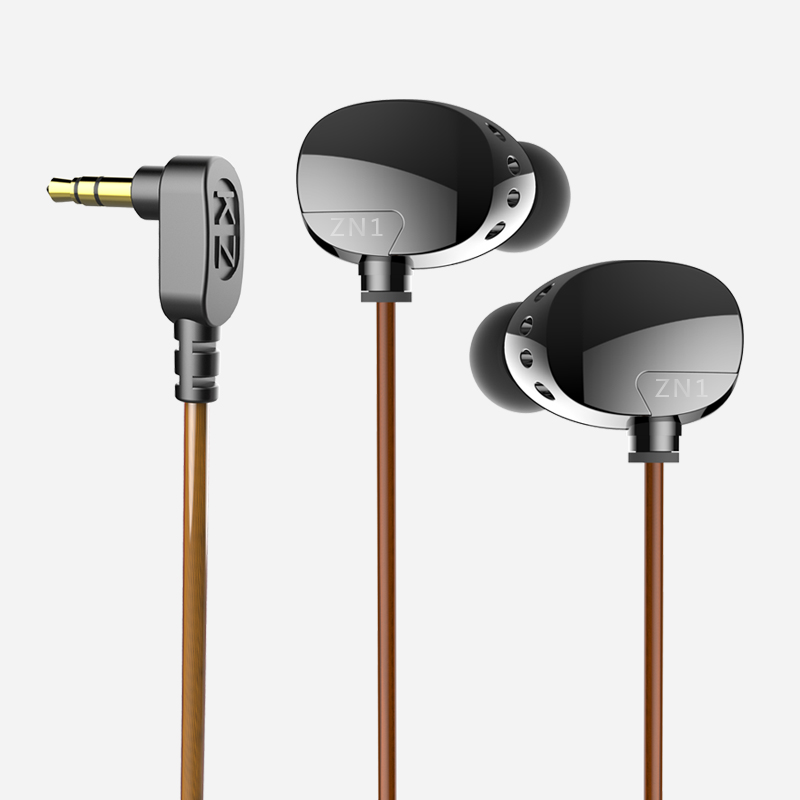 ขาย KZ ZN1 หูฟัง 2 ไดรเวอร์ พร้อมแอมป์ขยายในตัว มีไมค์ รองรับมือถือ iphone android