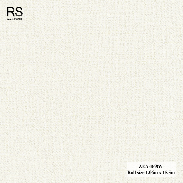 วอลเปเปอร์ลายผ้า พื้นสีขาว ZEA-B68W