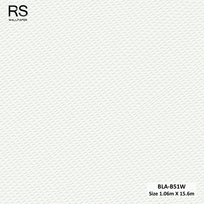 วอลเปเปอร์ลายผ้า สีขาว BLA-B51W