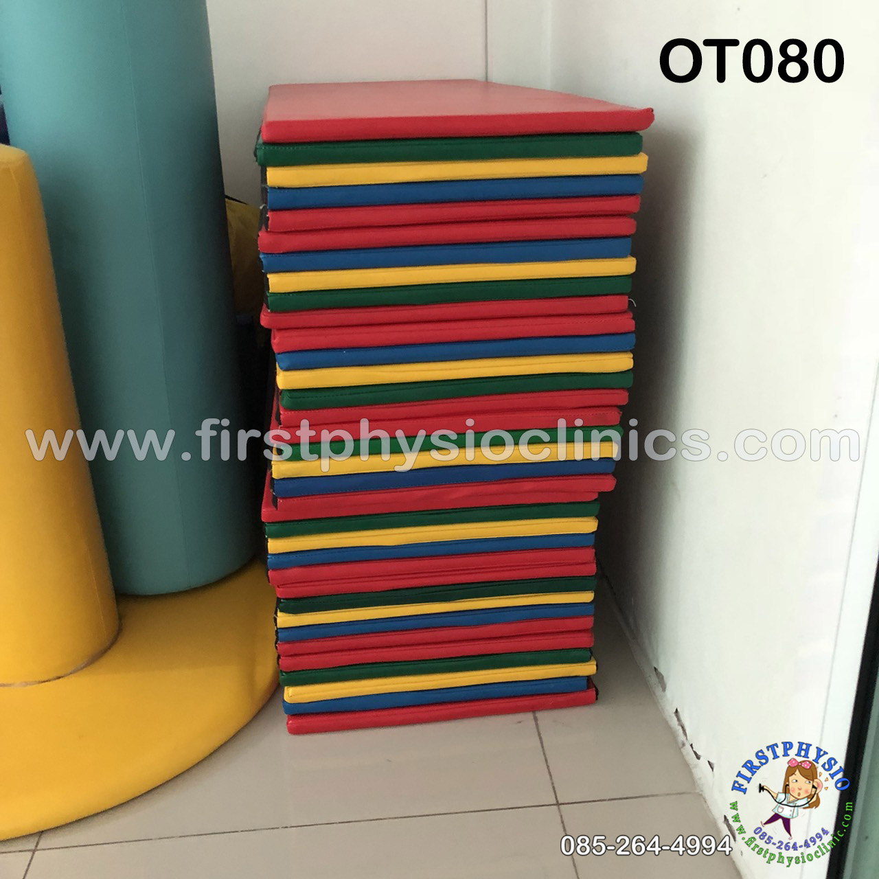 FIRSTPHYSIO/เบาะฝึกกิจกรรม / เบาะกายภาพ /เบาะฝึกคลานทางกายภาพบำบัด พับได้