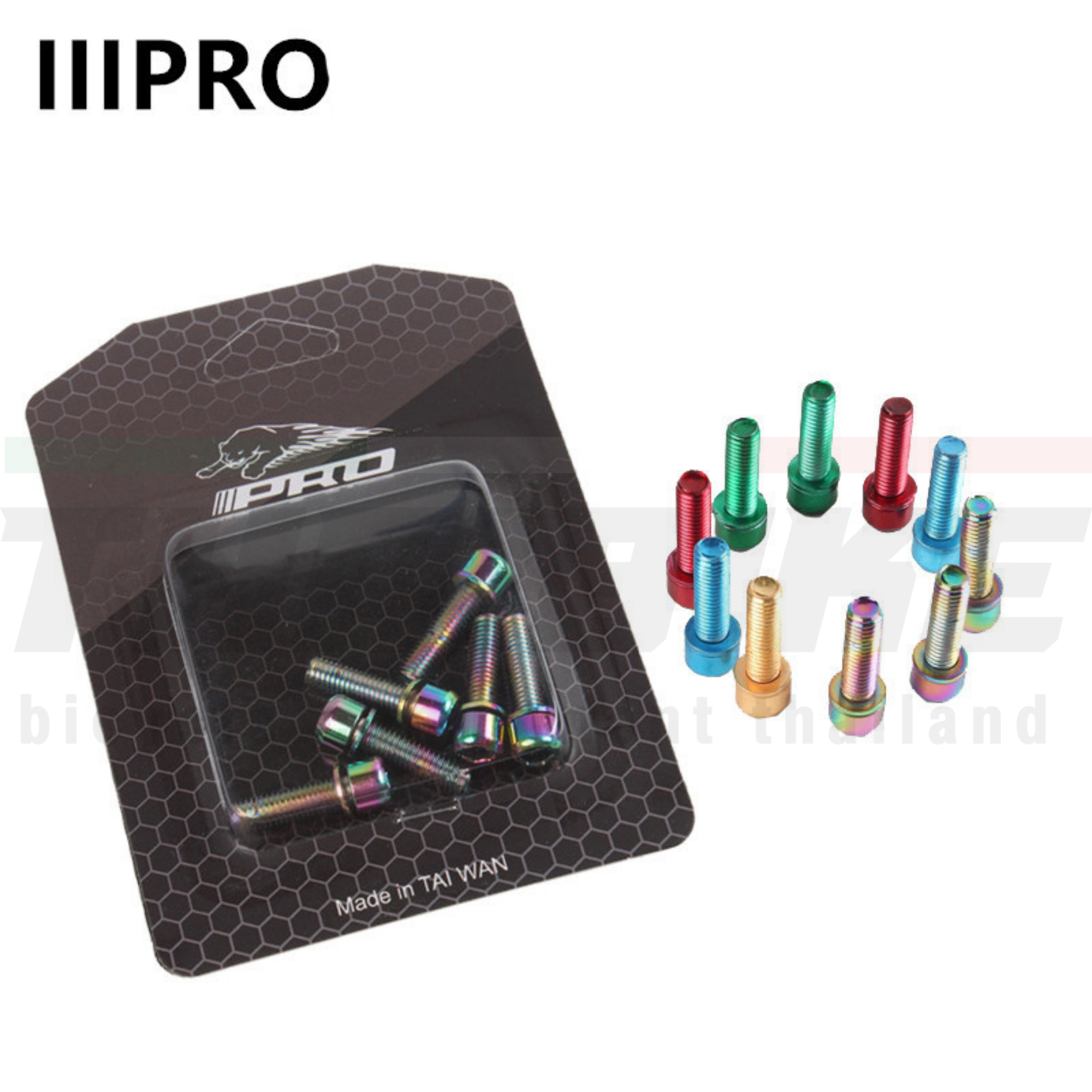 น็อตสแตนเลส ติดสเต็มจักรยาน ยี่ห้อ PRO