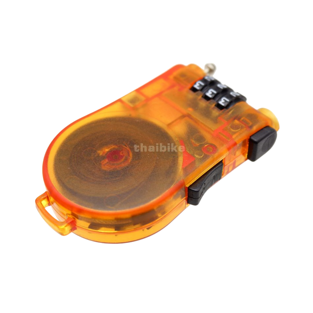 สายล็อคจักรยาน ล็อคหมวกกันน็อคแบบสายเคเบิ้ล แบบล็อครหัส