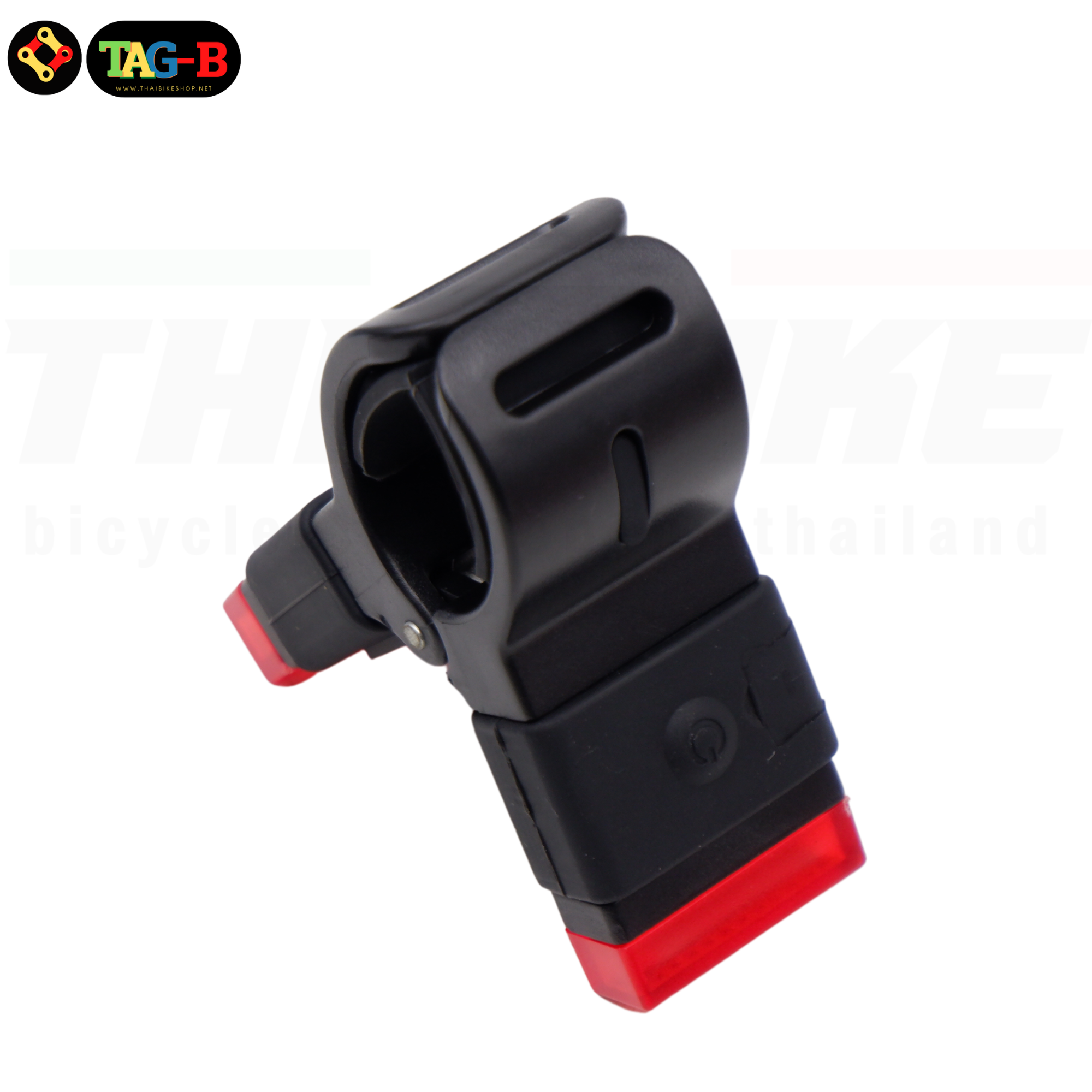 ไฟท้ายจักรยานชาร์จ USB COB หนีบหลักอาน ใช้งานง่าย