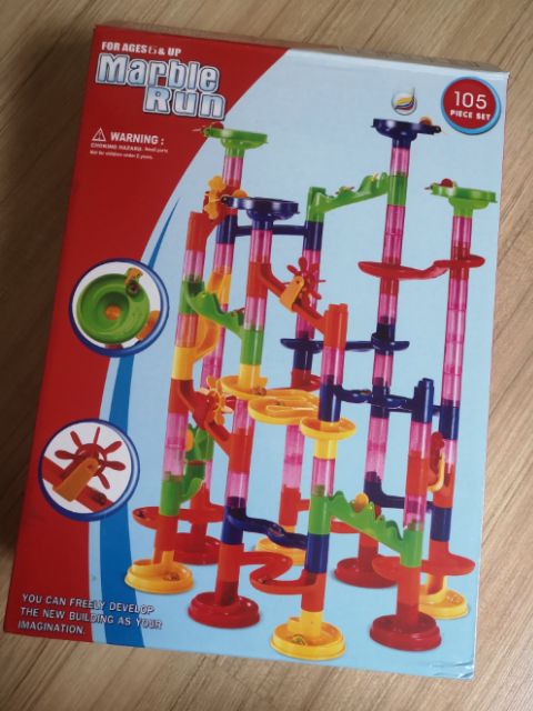 Marble run ตัวต่อรางลูกแก้ว 105 ชิ้น พร้อมส่งจากไทย