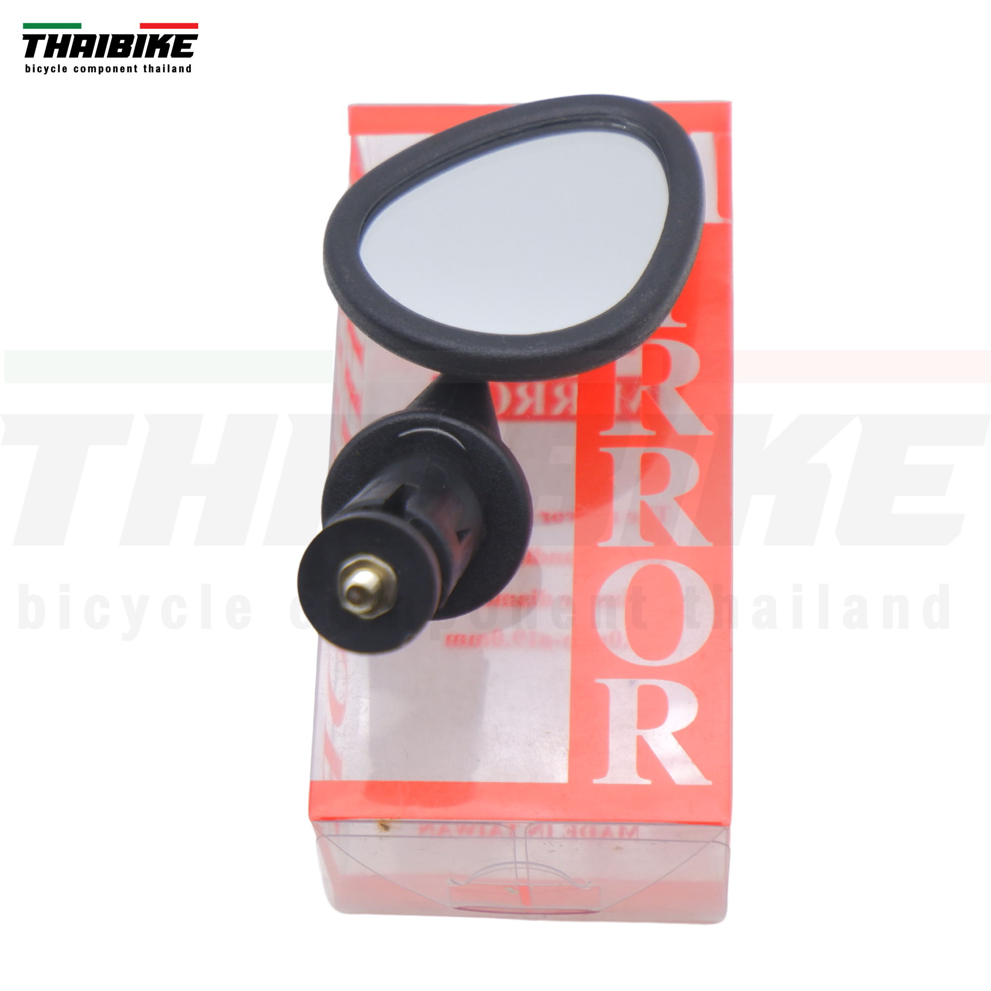 กระจกติดจักรยานเสือหมอบ THAIBIKE 3D MIRROR จักรยาน กระจกปลายแฮนด์ ติดได้ทั้งซ้ายและขวา