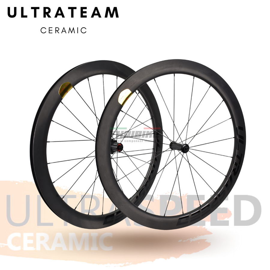 ล้อจักรยานเสือหมอบคาร์บอนเซรามิค Ultrateam ultraspeed (ceramic) 50/50 60/60 60/88