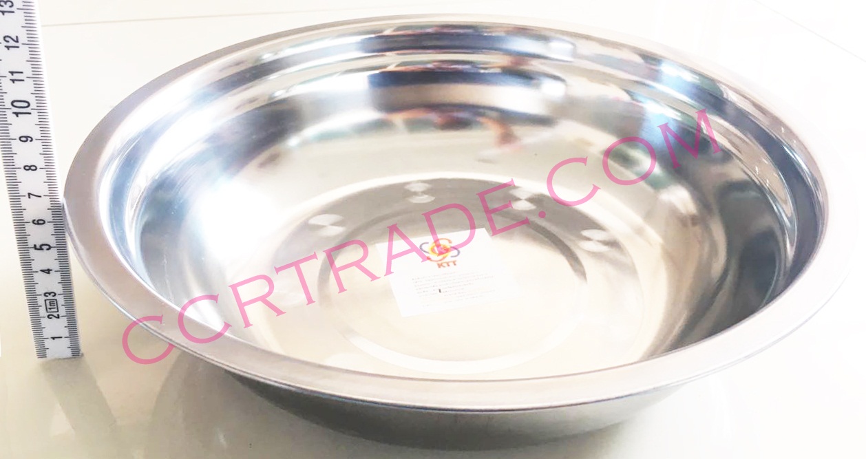 กะละมังสแตนเลสจัมโบ้ 27 ซม.