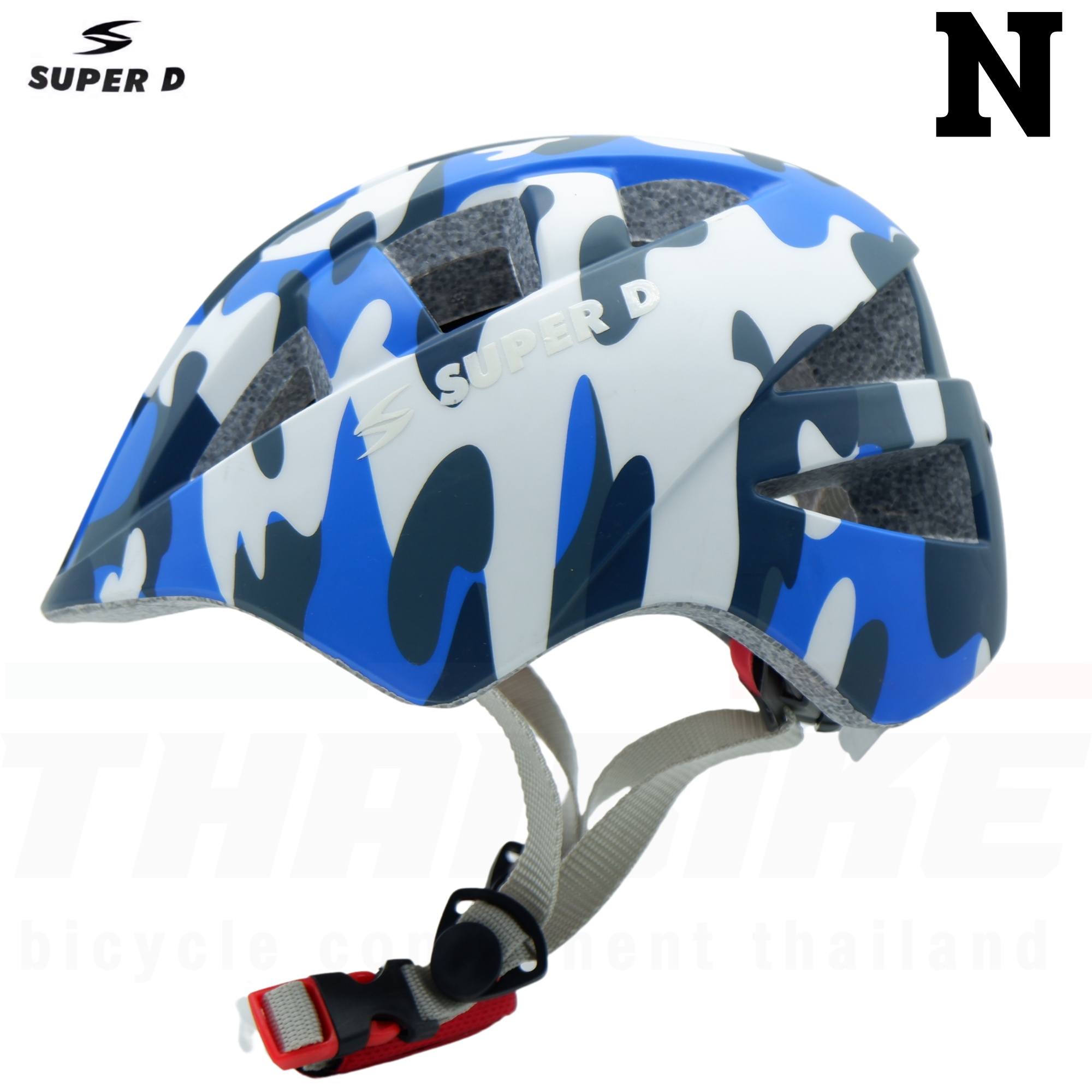 หมวกกันน็อคจักรยานสำหรับเด็ก SUPER D ไซต์ S/M