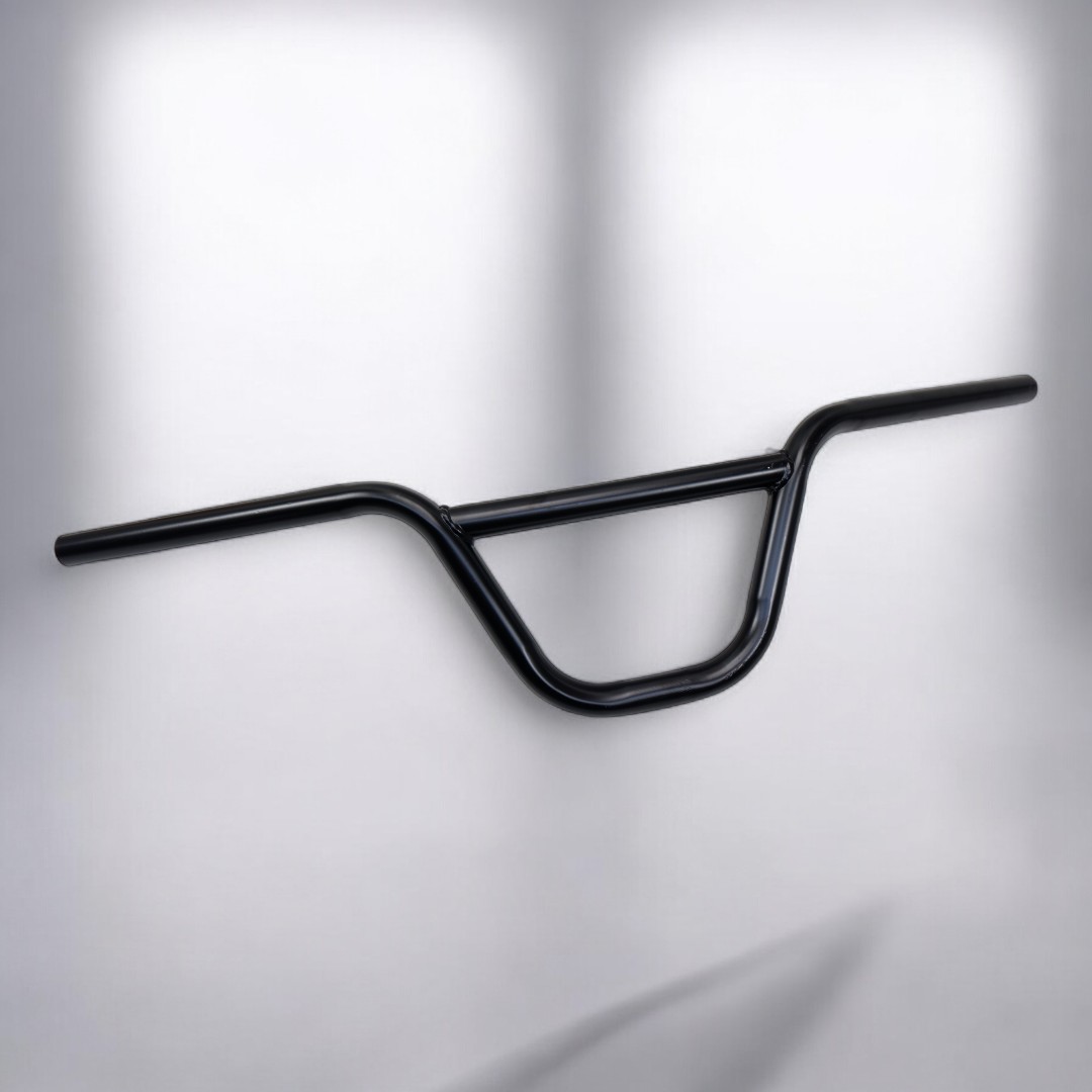 แฮนด์จักรยาน BMX คาดตรง ชุบดำ | ความยาว 680 / 720 มม. | เหล็กชุบแข็งแรง